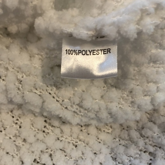 Merokeety White Popcorn Knot Sweater Tunic - Picture 6 of 7